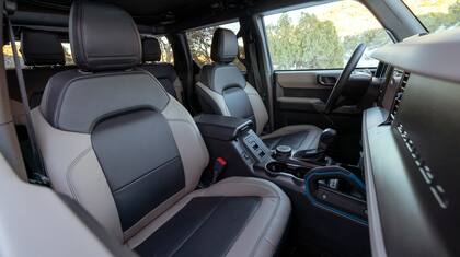 El interior del Ford Bronco