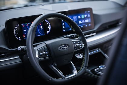 El interior del Ford Territory Trend Híbrido