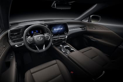El interior del Lexus RX