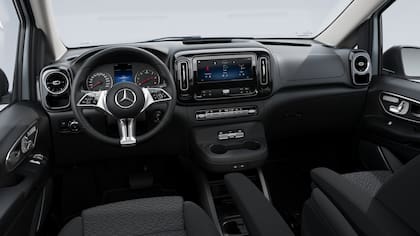 El interior del Mercedes-Benz Vito