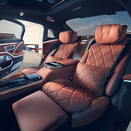 El interior del Mercedes-Maybach Clase S