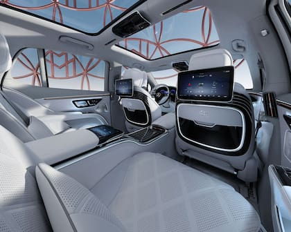 El interior del Mercedes-Maybach EQS SUV
