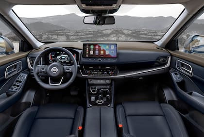 EL interior del Nissan X-Trail también fue renovado