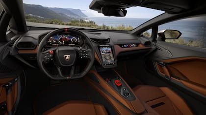 El interior del nuevo Lamborghini Temerario