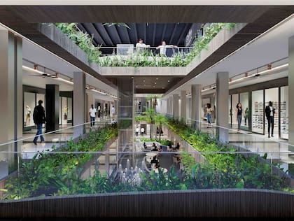 El interior del nuevo paseo combinará un estilo industrial con espacios a cielo abierto