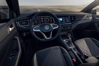 El interior del Volkswagen Virtus 2024