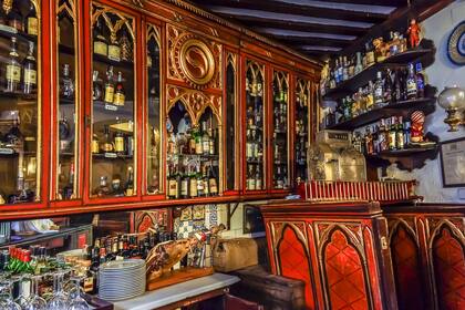 El interior y sus bebidas