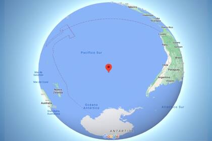 El intrigante Punto Nemo está situado en el sur del Océano Pacífico a más de 1600 kilómetros equidistante de las costas de tres islas lejanas