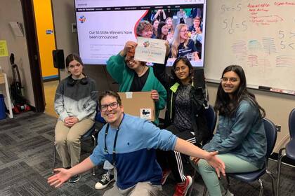 El invento desarrollado por no solo ganó la competencia estatal de “Samsung Solve for Tomorrow” en Colorado, sino que también avanzó a las etapas nacionales (Imagen Good Good Good)