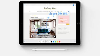 El iPad Pro suma herramientas para anotar documentos con el lápiz