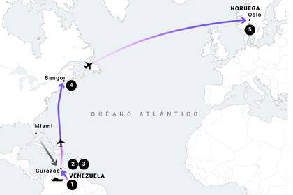 El itinerario de María Corina Machado para llegar a Oslo