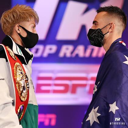 El japonés Naoya Inoue se medirá esta noche ante el australiano Jason Moloney