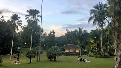 El jardín botánico de Singapur