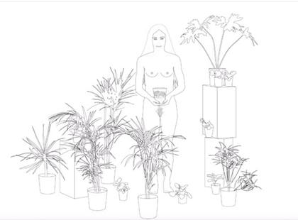 El jardín de Eva, videoinstalación de Fabiana Barreda (2007)