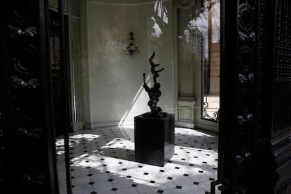 El jardín de invierno de la casa tres remite al Art Noveau