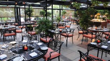 El jardín de invierno del Intercontinental ofrece una terraza mágica que es un oasis en la ciudad