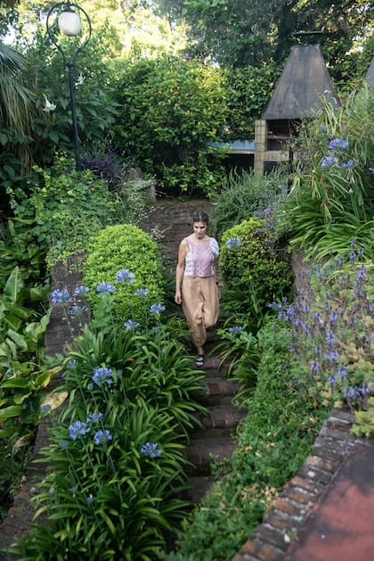 El jardín es un espacio de conexión y de inspiración para Guillermina Lynch.
