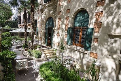 El jardín también fue recuperado