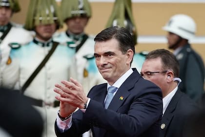 El Jefe de Estado este sábado en la plaza Murillo en La Paz