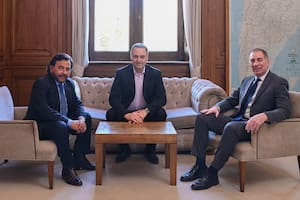 Adorni y Santilli se reunieron con el gobernador de Salta