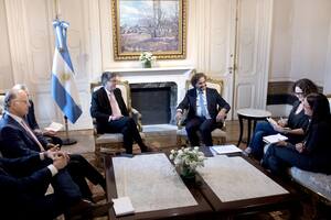 El jefe de Gabinete, Santiago Cafiero, recibió ayer a autoridades de Human Rights Watch