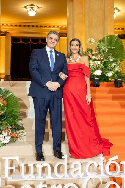 El jefe de Gobierno de la Ciudad de Buenos Aires, Jorge Macri, y su mujer María Belén Ludueña.