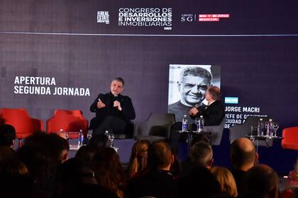 El jefe de Gobierno, Jorge Macri, en la Expo Real Estate