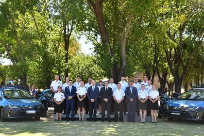 El Jefe de Gobierno porteño presentó junto a Wolff a la nueva plana mayor de la fuerza policial.
