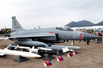 El JF-17 Thunder, una de las opciones de China, en alianza con Paquistán, que podrían llegar a las Fuerzas Armadas argentinas
