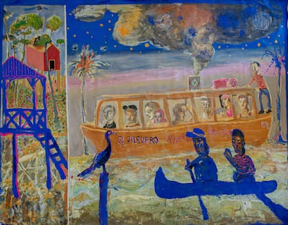 "El Jilguero", obra que retrata la vida en el delta de Tigre, de Miguel D'Arienzo