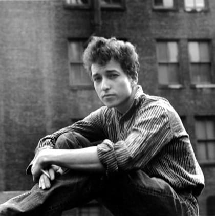 El joven Bob Dylan