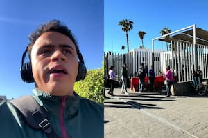 El joven colombiano contó su experiencia con CBP One antes de que la dieran de baja