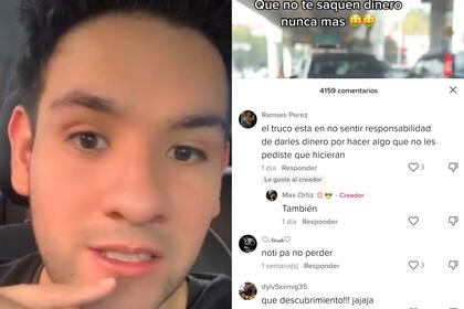 El joven compartió un segundo clip y los usuarios no dejaron pasaron sus dichos