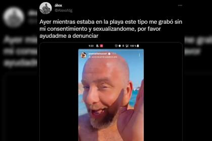El joven contó la situación en redes sociales (Captura Twitter)
