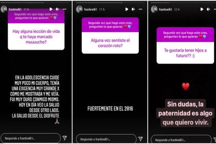 El joven de 24 reveló aspectos de su vida (Foto captura @frantinelli1)