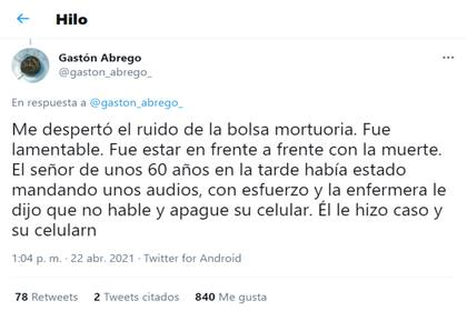 El joven de 29 años estuvo internado en un hospital en grave estado: "La medicina me seguía mantenimiento vivo, pero el ambiente me venía a matar"