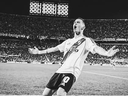 El joven dejó una gran imagen en su paso por River (Foto: @franco.mastantuono)