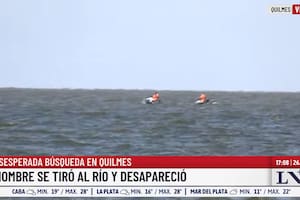 Buscan a un hombre que entró al río en Quilmes y fue arrastrado por la corriente