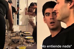 Presentó a su novio y la familia fingió un insólito ritual de bienvenida que no tardó en volverse viral