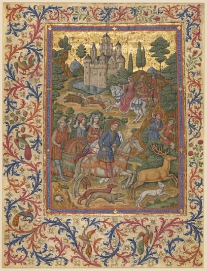 "El juego de caza" es la otra atribuida al desconocido imitador que se expone en el museo de Sao Paulo