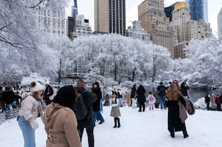Cuánta nieve caerá en Nueva York y Nueva Jersey durante las próximas horas