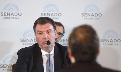 El juez Ariel Lijo durante la sesión de la comisión de Acuerdos por su nombramiento