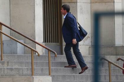 El juez Ercolini en los tribunales de Comodoro Py