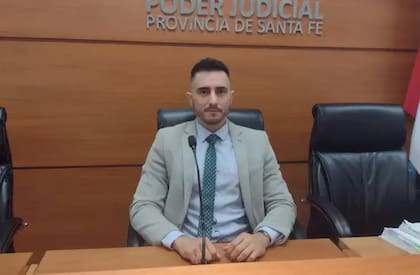 El juez penal Santiago Banegas. Foto: X
