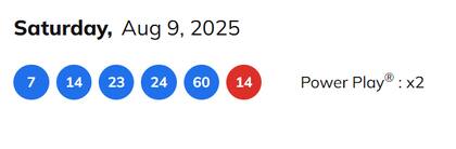 El jugador acertó en cinco de las seis cifras del Powerball y no obtuvo el premio mayor, pero sí ganó un millón de dólares