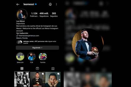 El jugador cambió su foto de perfil de Instagram (Foto Instagram @leomessi)