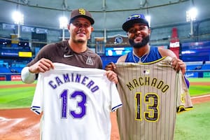 La conmovedora historia del dominicano Junior Caminero con Manny Machado