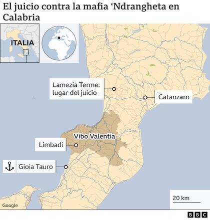 El juicio contra la mafia ´Ndrangheta en Calabria