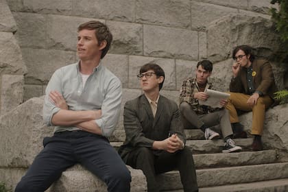 Eddie Redmayne interpreta a Tom Hayden