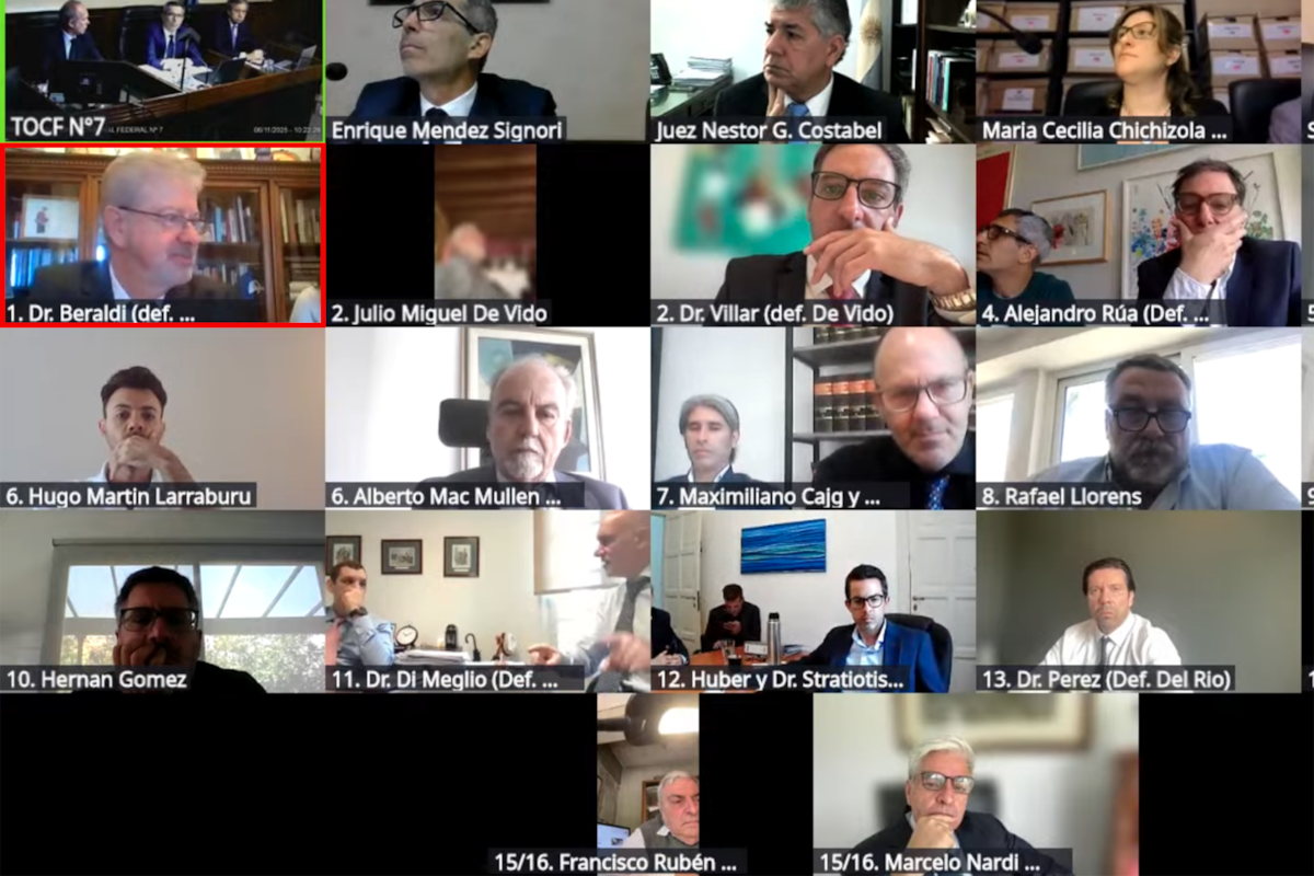 Causa Cuadernos. julgamento histórico no modo “foto de passaporte” Causa Cuadernos. julgamento histórico no modo “foto de passaporte”